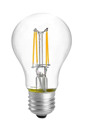8W LED A19 6000K Filament Bulb