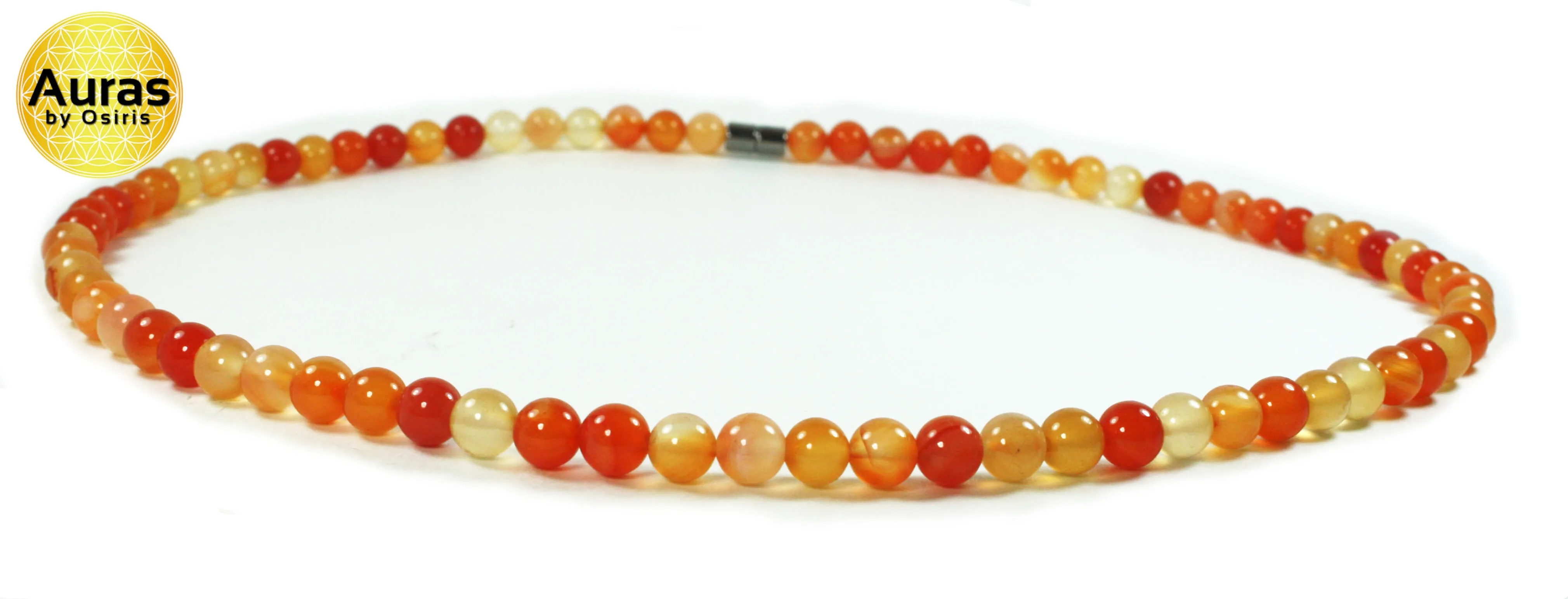 Carnelian Necklace (8mm Medium Beads)
